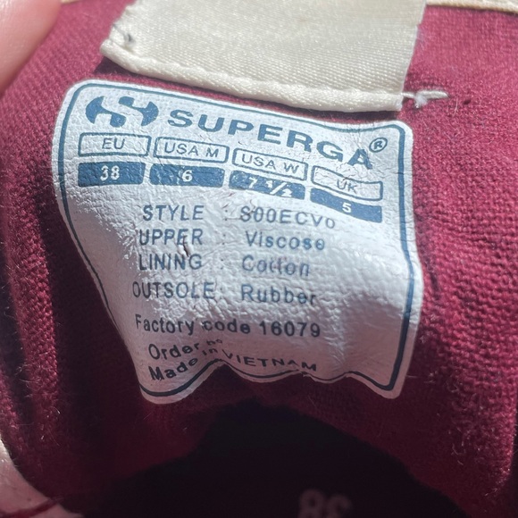 Superga x Alexa Chung Velvet High Top Sneakers 7.5 W - Picture 6 of 10